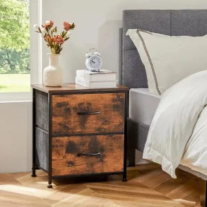 Modern 2-Drawer Nightstand