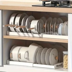 Expandable Kitchen Pot & Pan Organizer