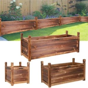 Wooden Raised Garden Planter Bed