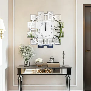 Crystal Diamond Wall Clock